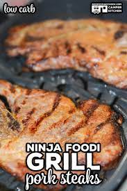 Season the ribs with the seasoning of choice. Ninja Foodi Grill Pork Shoulder Steaks Recipes That Crock