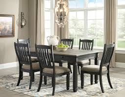 Removable table leaves provide you the additional space needed when unexpected dinner guests show up. The Tyler Creek Black Gray Rectangular Dining Room Table Sold At Outten Brothers Of Salisbury Serving Salisbury Maryland And Surrounding Areas