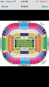 Seating Chart Carolina Panthers Stadium Atlanta Falcons