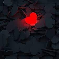 🔥 Black Heart Red Love Symbol WhatsApp Dp image Download free - Images SRkh
