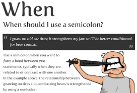 The semicolon is used for more things than just winking in text. Writing Mattystevenson Com Matty Stevenson