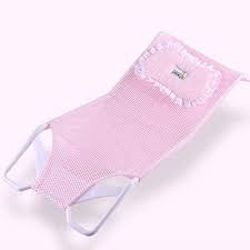 Myir baby float, swimming seat baby swimming ring adjustable waist inflatable pool float swimming trainer for baby infant toddler with manual pump (blue, s) 4.4 out of 5 stars. Pink Newborn Baby Bath Bed Pillow Baby Shower Net Bathing Infant Security Support Seat Baby Bath Tub Rings Baby Bath Net Buy Online At Best Price In Uae Amazon Ae
