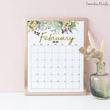 Floral Wall Calendar Printable Botanical Calendar 2020 Watercolour Calendar 2020 In 2020 Calendar Printables Printable Wall Calendar Calendar 2020
