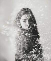 Creative Black And White Double Exposure Photography Multiple Exposure Photography Photoshop Photography Creative Portrait Photography