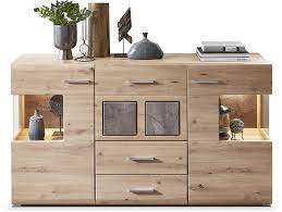 Find wood buffet tables in various finishes and add functional style to the dining room. Silvano Sideboard Material Mdf Artisan Eichefarbig