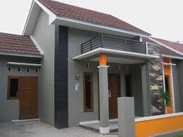Agar memberi kesan yang lebih luas maka teras tidak perlu diberi tiang penyangga. Desain Teras Rumah Minimalis Type 45 Dengan