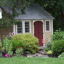 Becoming a rock (et) man. Shed Landscaping Houzz