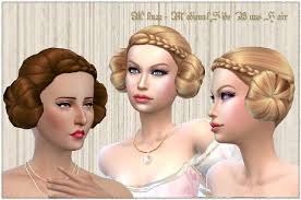 Mythical Dreams Sims 4 Hair Medieval Side Buns Sims Hair Sims Medieval Hairstyles