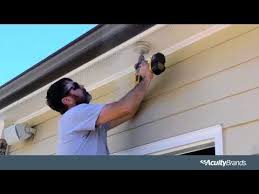 How To Install Led Soffit Lights Under Your Eaves As Safety Light 24 7 Home Security Smart Door Lock Security Lights Downlights Safety Lights