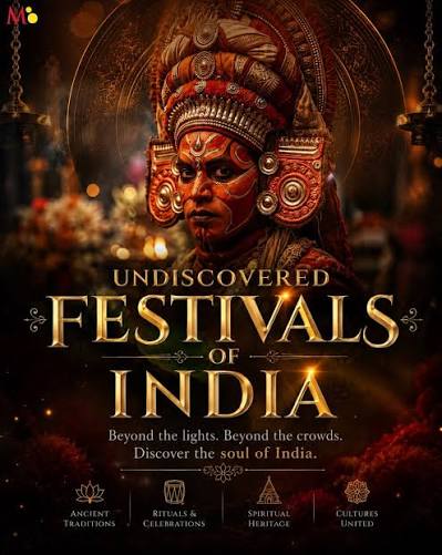 8 Indian Festivals You've Probably Never Heard Of 🇮🇳 India is home to countless unique traditions beyond the mainstream festivals. Here are 8 lesser-known celebrations that reflect the country's rich cultural diversity: •