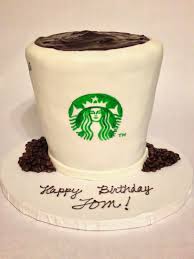 Starbucks Coffee Cake Coffee Lover Birthday Cake 40th Birthday Party Cake Starbucks Cake Party Cakes Cake