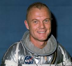Remembering John Glenn, gone one year today. “I'm not interested in my  legacy. I made up a word: 'live-acy.' I'm more interested in living.” NASA  photo