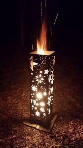 Estrellas Y Lunas Vertical Fire Pit Etsy In 2020 Metal Fire Pit Fire Pit Backyard Outdoor Fire Pit