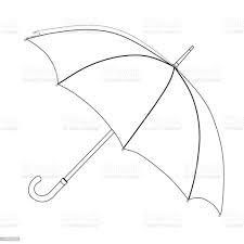 Vetores De Guardachuva Para Colorir Desenho Vetorial Preto E Branco Guardachuva Aberto Isolada No Fundo Branco E Mais Imagens De Guarda Chuva Istock
