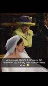 Queen Liz Thinking About Markle Off With Her Head British Memes Funny Memes America Memes