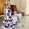 Mode chinoise robe chic femme modèle pagne tenue élégante robes de dame femmes africaines tenue africaine caftan jupe. 1
