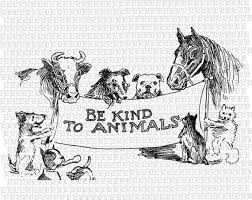 Animal Rights Welfare Protection Campaign Message Clip Art Etsy Clip Art Vintage Animal Rights Digital Collage Sheets