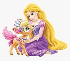 Despite not knowing the world beyond her tower she pushes herself forward to pursue her ambitions. Disney Princess Rapunzel With Little Deer Transparent Transparent Disney Princes Png Png Download Transparent Png Image Pngitem