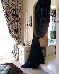 Curtains In Archway Think This Could Work Between The Kitchen And Living Room White Curtains Black White Curtains Curtain Designs