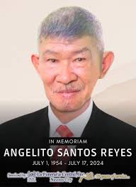 To our family and friends who wish to attend the burial of Angelito Reyes,  please be informed that the date will be rescheduled due to current weather  conditions. The final date will