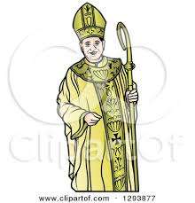 Clipart art enjoy your computer. Clipart Of A Bishop In Gold Royalty Free Vector Illustration By Dero 1293877