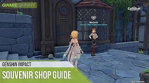 List of items and materials. Genshin Impact Souvenir Shop Guide Location Items What To Buy Genshin Impact