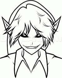 How To Draw Anime Ben Drowned Step By Step Characters Pop Culture Free Online Drawing Tutorial Added By Dawn Au Scary Drawings Anime Drawings Ben Drowned