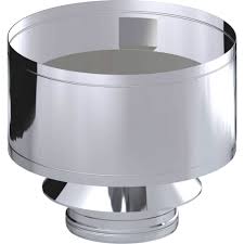 The wall cap has a 5 inside diameter for the duct/pipe to slide into. Dinak Dw Weathering Cap Pro Cowl O130mm 5 Inch The Flue Company