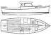 Wooden Vintage Chris Craft Cabin Cruisers
