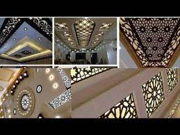 تصاميم أسقف و جدران ب الجبص و الخشب المحفور بالليزر cnc غاية في الروعة youtube false ceiling design ceiling design bedroom false ceiling design