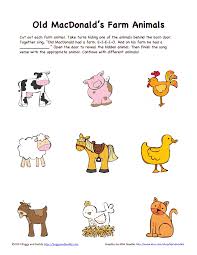 Farm Animals Color Pdf Drive Unit Make Animal Domestic