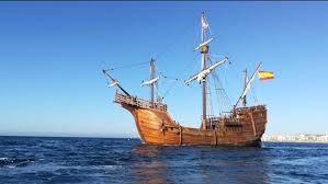 santa maria replica sets sail in