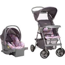 Cosco Margo Grey Seat Grey Stroller Purple Grey And Pink Flower Circle Pattern 130 From Walmart I Think Baby Gear Bundle Baby Gear Travel System