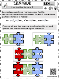 Sequence Mots De La Meme Famille Ce1 Ce2 Recreatisse Ce1 Ce2 Familles De Mots Ce1