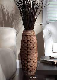 Tall Floor Vase Decorative Large 24 Inch Flower Home Elegant Decor Office Entry Tallfloorvase Tall Floor Vases Oversized Floor Vases Vases Decor