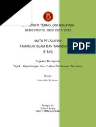 Hubungkait dengan idea pembinaan negara malaysia iii. Kepentingan Ilmu Dalam Kepentingan Tamadun