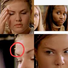 Humorous scene with a large zit in Degrassi