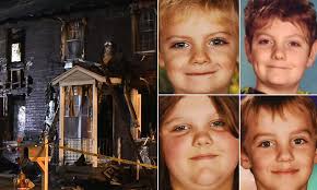 Four children ages 5, 6, 8 and 12 are killed in house fire after inferno  gutted home in Connecticut as family calls their 'devastating' loss  'unbearable'
