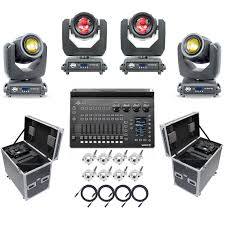 Adj Vizi Beam 5rx Package With Wireless Dmx Lighting Console