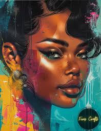 Compositions of black women representing power