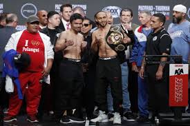 Pacquiao vs thurman will be the main fight of 4 fights on the 20th of july at the mgm grand, las vegas. Manny Pacquiao Keith Thurman Face Off Ahead Of Their Wba World Welterweight Title Clash