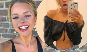 EastEnders star Hetti Bywater shows off her toned figure in a black crop  top and jeans