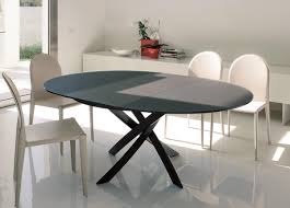 Round room kitchen and dining tables that have removable leaves are ideal for optimising the surface area of your table. Bontempi Barone Extending Round Dining Table Bontempi Tables Bontempi Casa