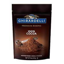 1/2 cup unsweetened natural cocoa powder (sift if lumpy). Ghirardelli Unsweetened Cocoa 8oz Target