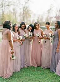 28 Reasons To Love The Mismatched Bridesmaids Dress Look Lavender Bridesmaid Dresses Ombre Bridesmaid Dresses Spring Bridesmaid Dresses