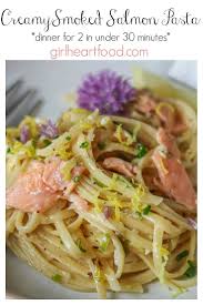 Creamy Smoked Salmon Pasta Date Night Dinner Recipe Smoked Salmon Pasta Salmon Pasta Easy Seafood Recipes