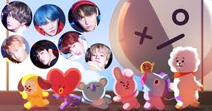 Deciding that destiny is at hand, tata summons guardian robot van to prepare . Bts Visits Bt21 At Line Friends Store Hab Korea Net
