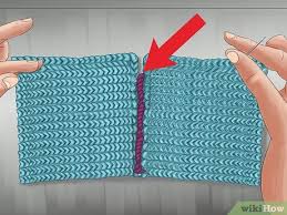 How to work knit two together (k2tog). 3 Ways To Sew Knits Together Wikihow
