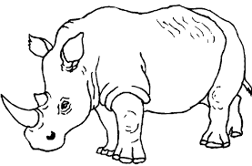 Baby Rhinoceros Colouring Pages Animal Coloring Pages Coloring Pages Animal Templates