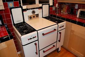 Maybe you would like to learn more about one of these? 1930s Sears Prosperity Deco Industrial Design Vintage Stoves Double Wall Oven Kitchen Appliances